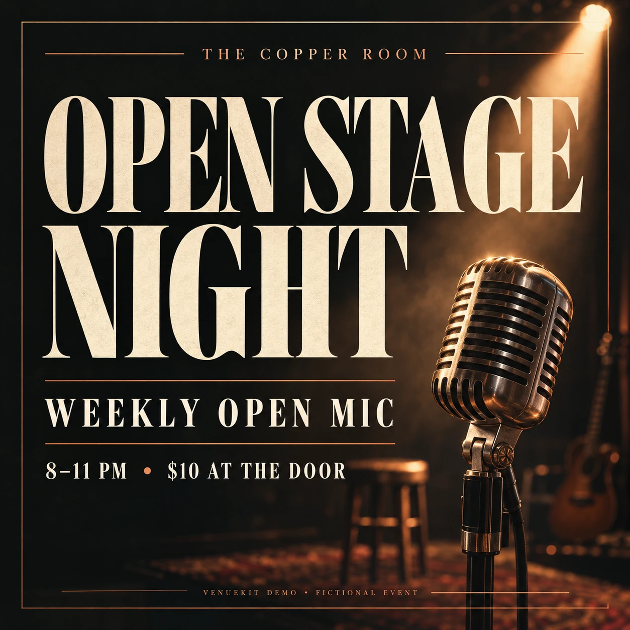 Open Stage Night poster